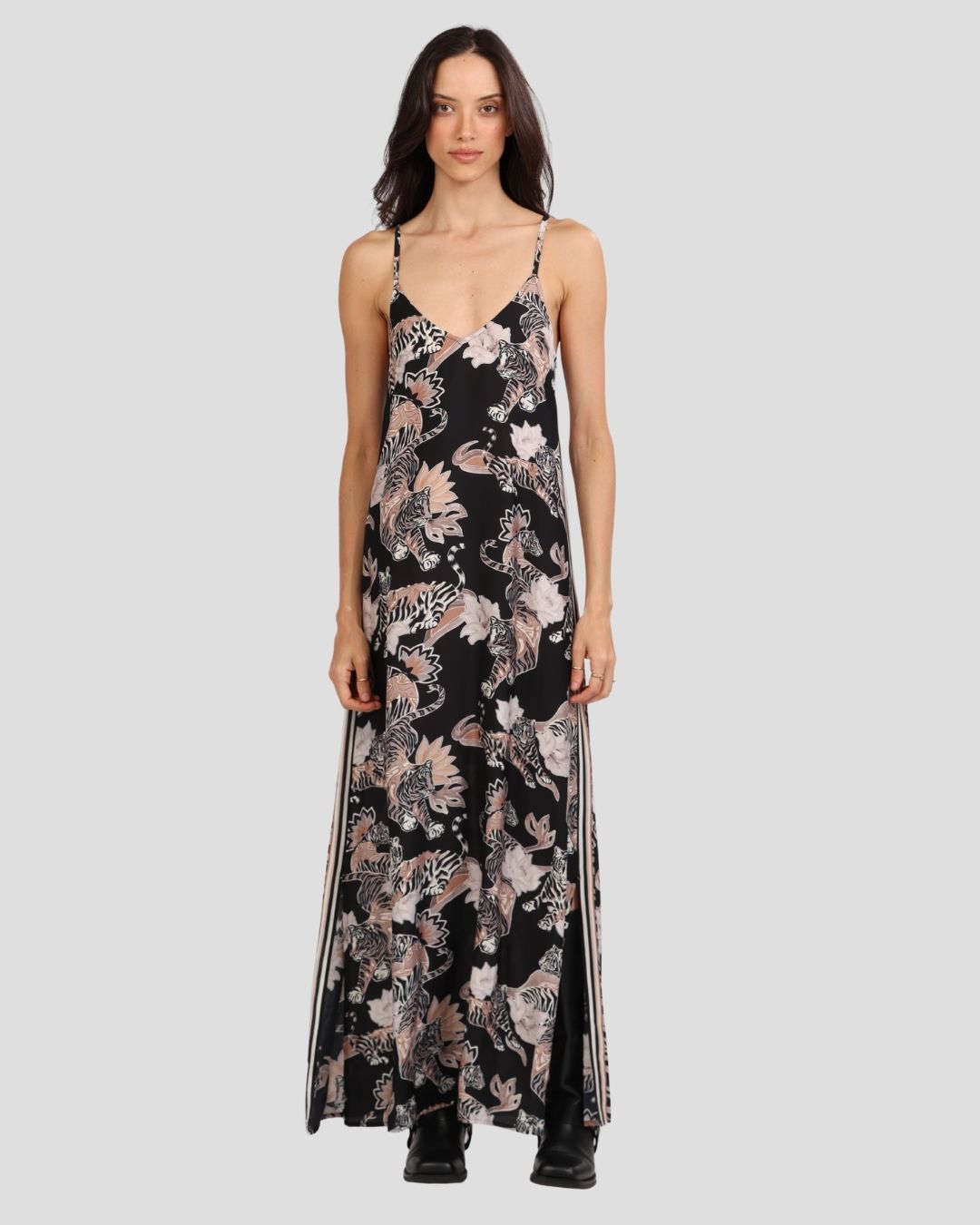Dress Lotus Tiger Black