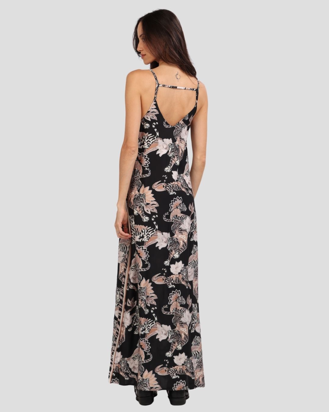 Dress Lotus Tiger Black