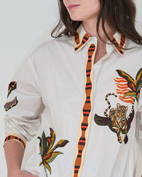 Shirt Bali Tiger Total White