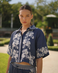 Shirt Wild Flower Blue