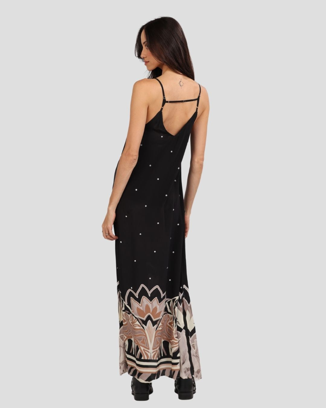 Silk Dress Lotus Tiger Eclipse
