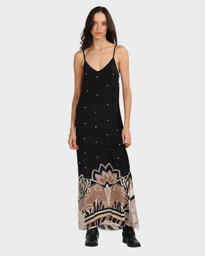 Silk Dress Lotus Tiger Eclipse