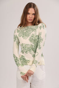 Sweater Cashmere Africa Green