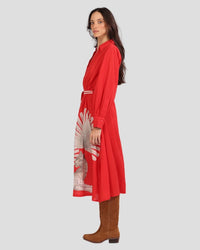 Tunic Cleo Panther Red