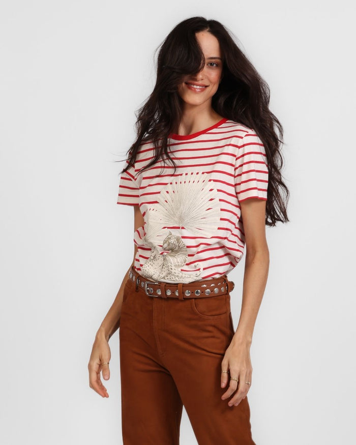 T-Shirt Cleo Panther Red