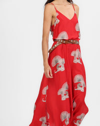 Dress Cleo Panther Red