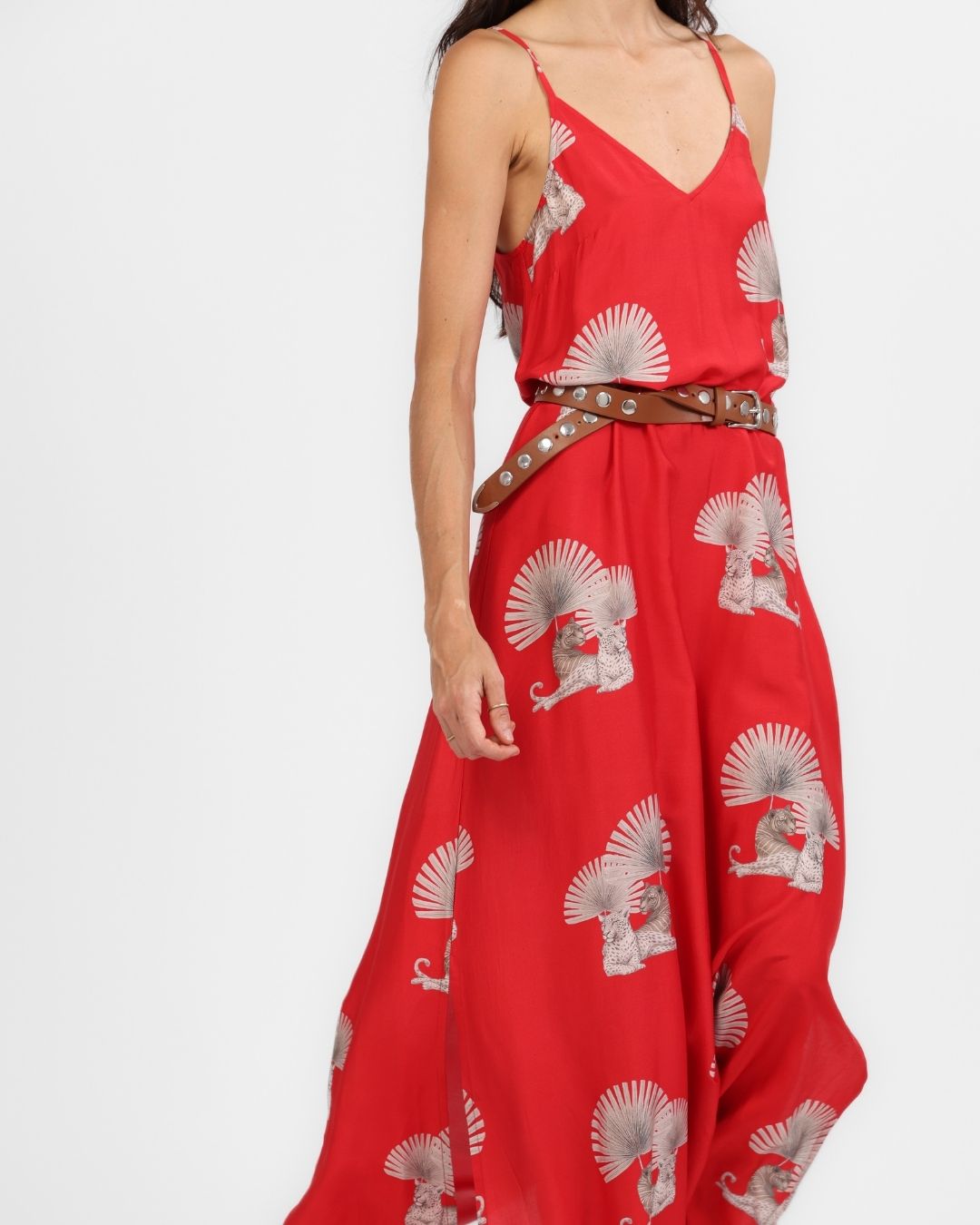 Dress Cleo Panther Red