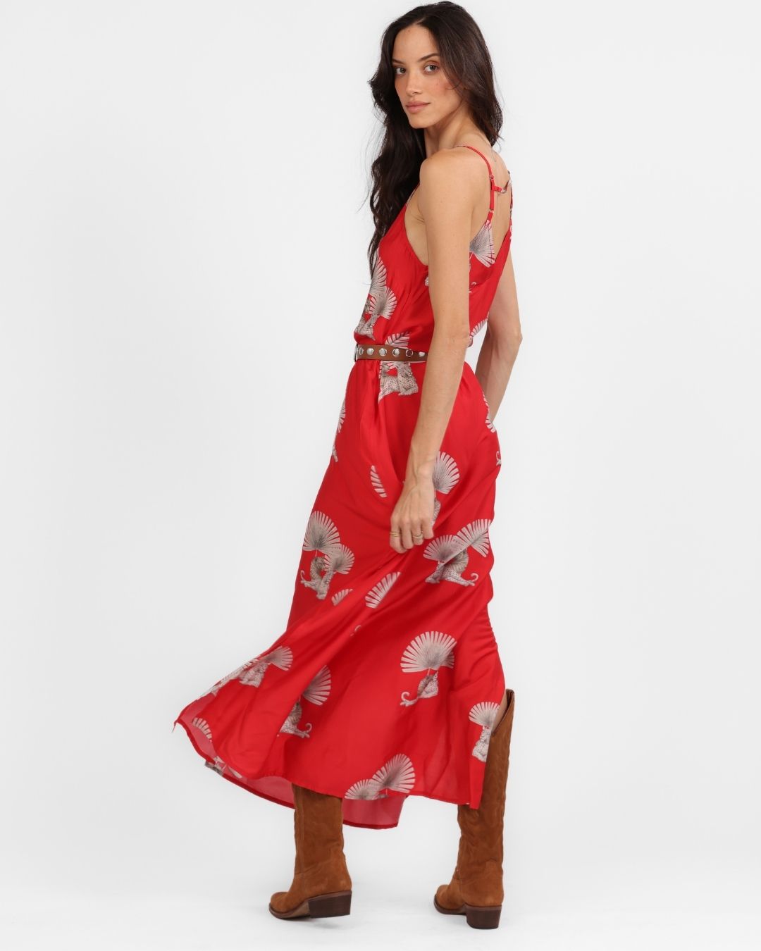 Dress Cleo Panther Red