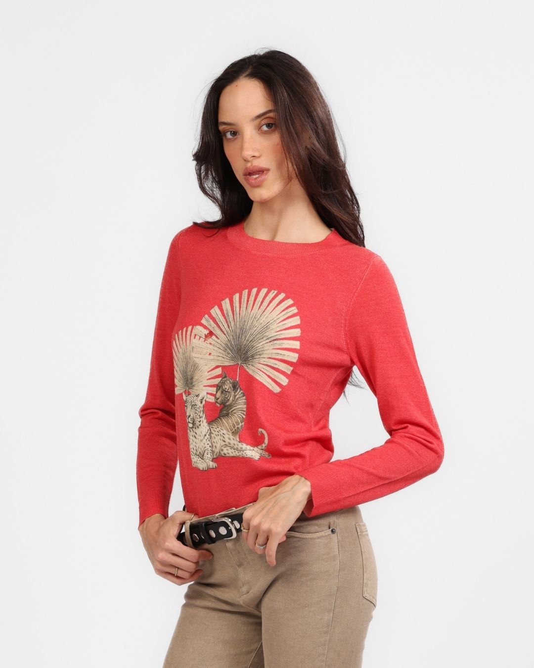 Sweater Cashmere Cleo Panther