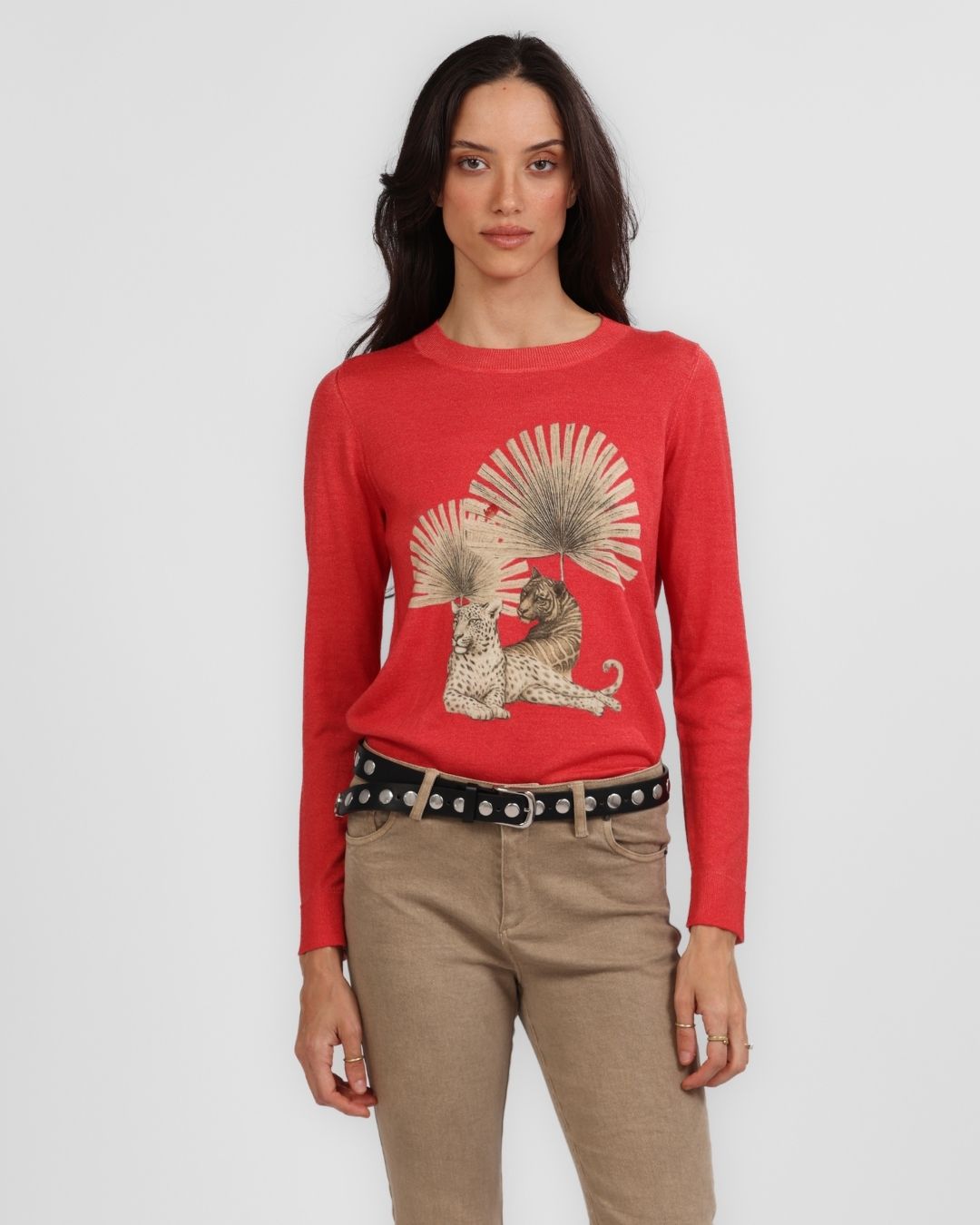 Sweater Cashmere Cleo Panther