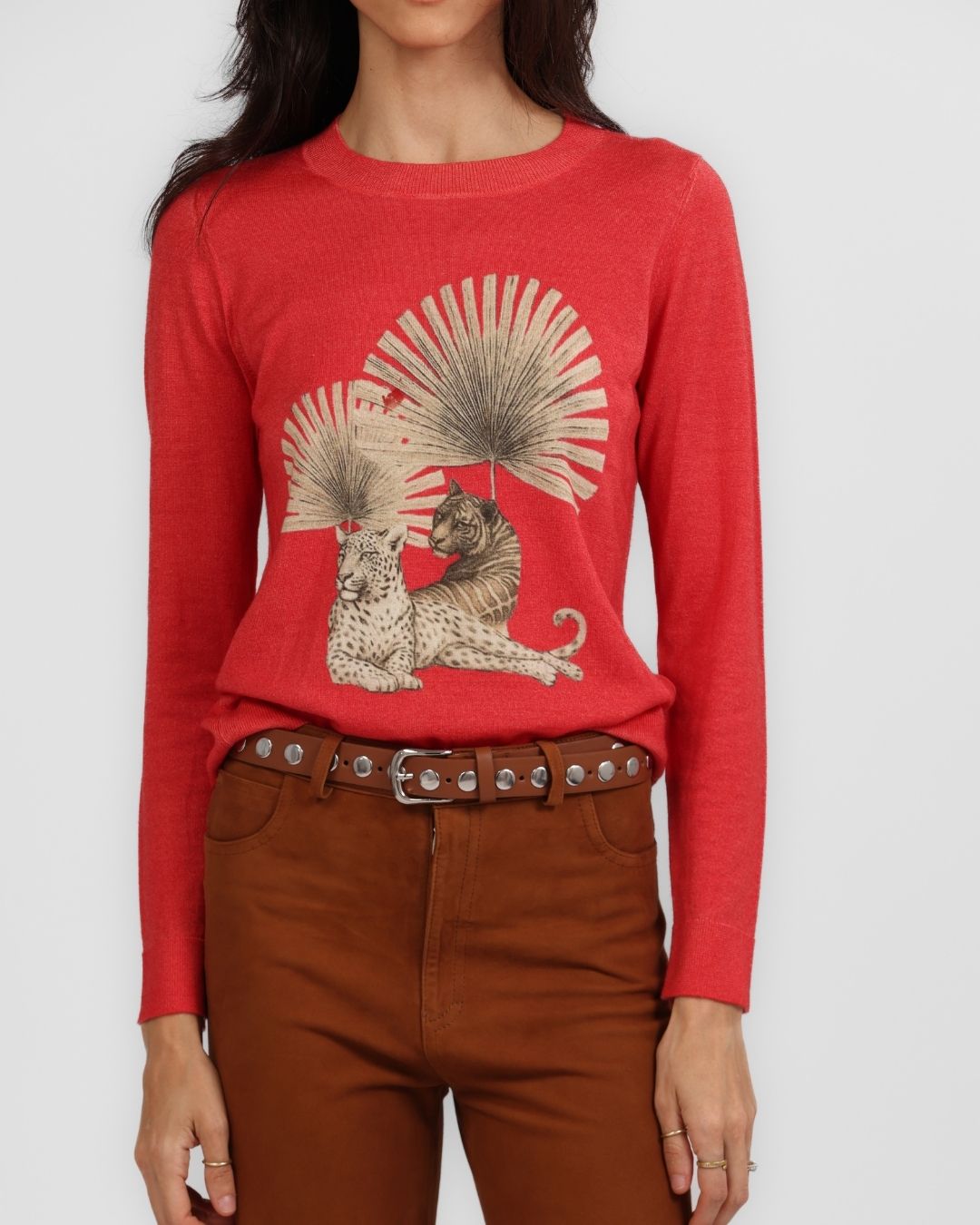 Sweater Cashmere Cleo Panther