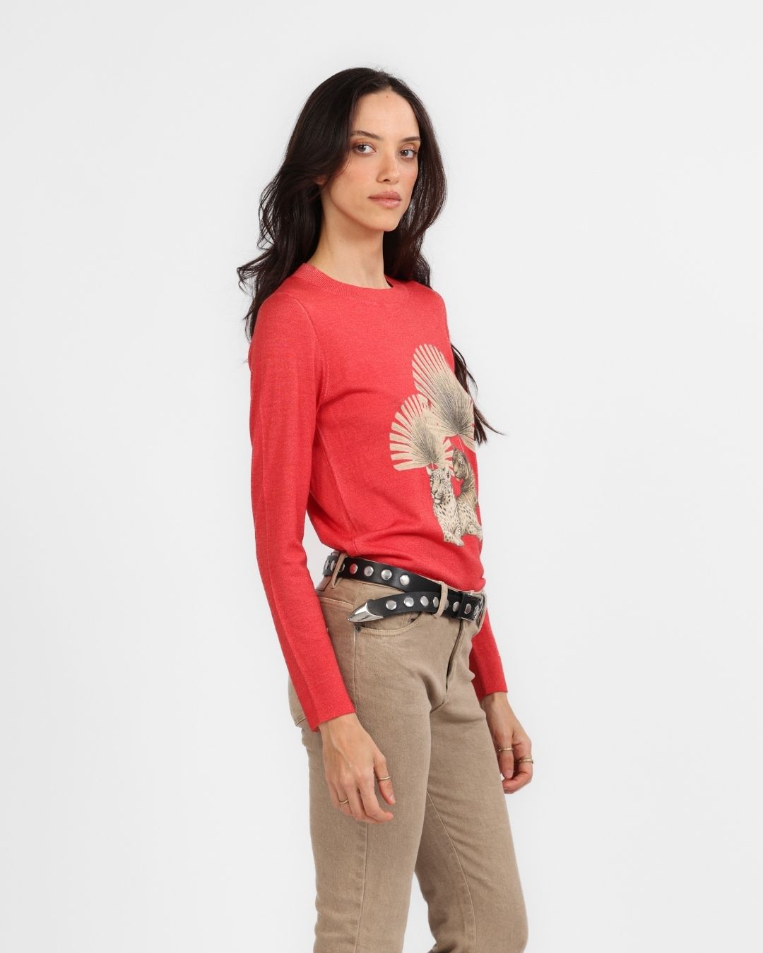 Sweater Cashmere Cleo Panther