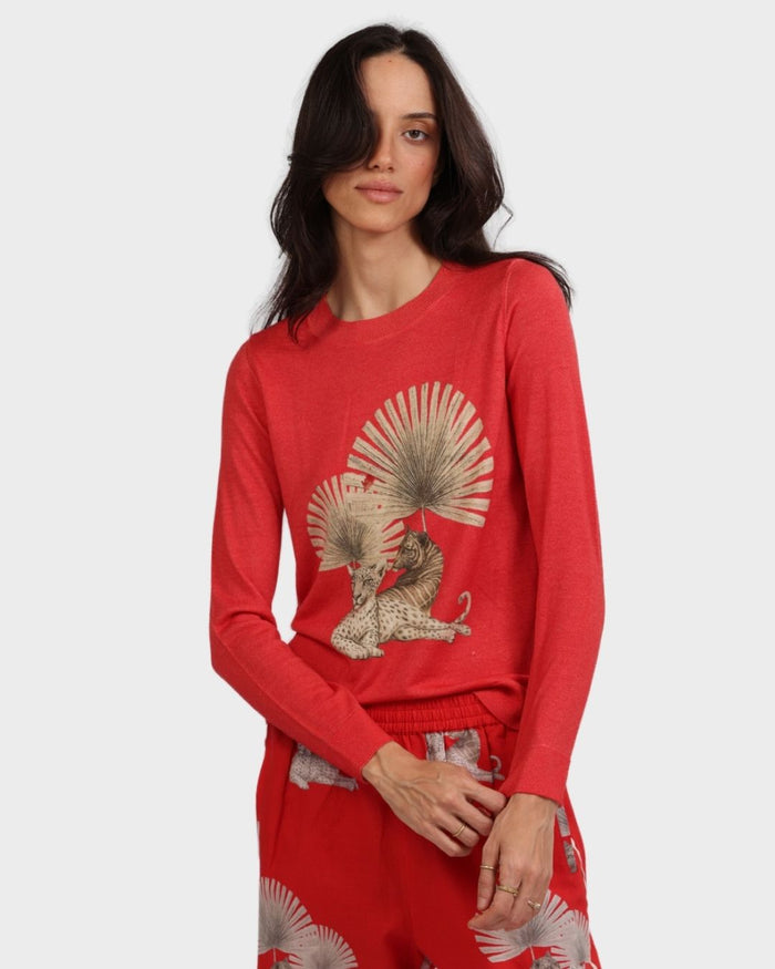 Sweater Cashmere Cleo Panther