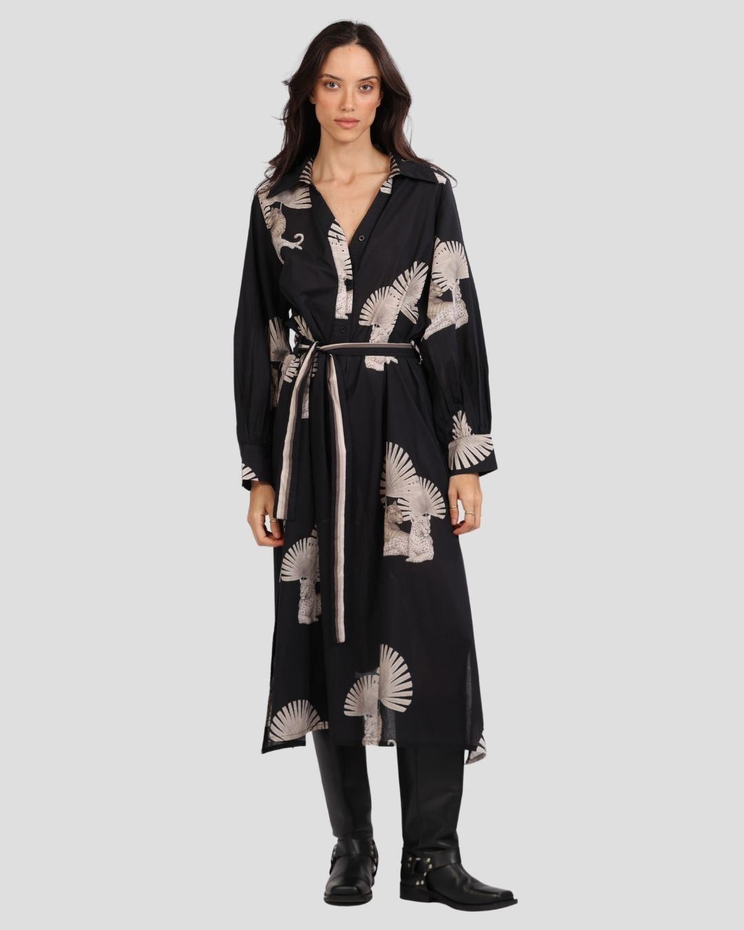 Tunic Cleo Panther Black