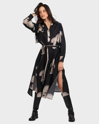 Tunic Cleo Panther Black