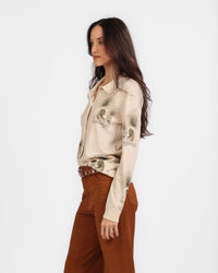 Cardigan Cleo Panther Ecru