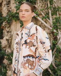 Shirt Bali Tiger White