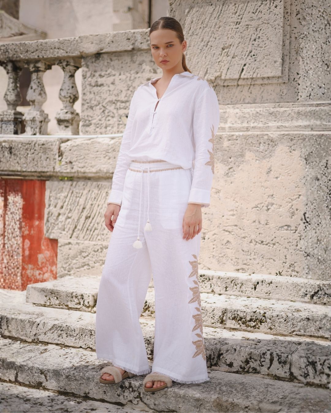 Pant Fragola White