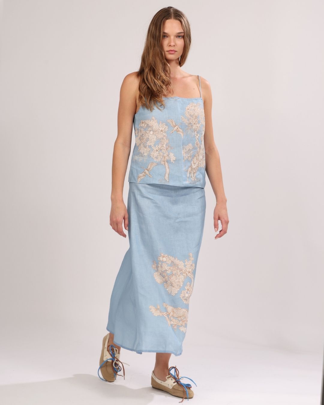 Skirt Africa Light Blue