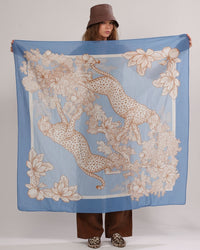 Scarf Africa Light Blue