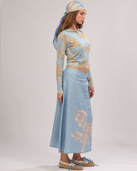 Skirt Africa Light Blue