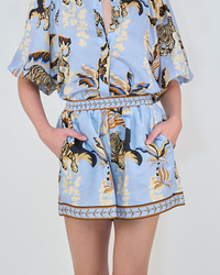 Short Bali Tiger Light Blue