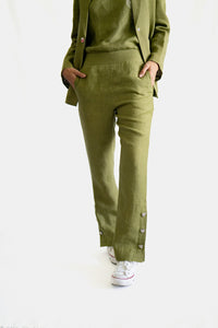 Pant Linen Green