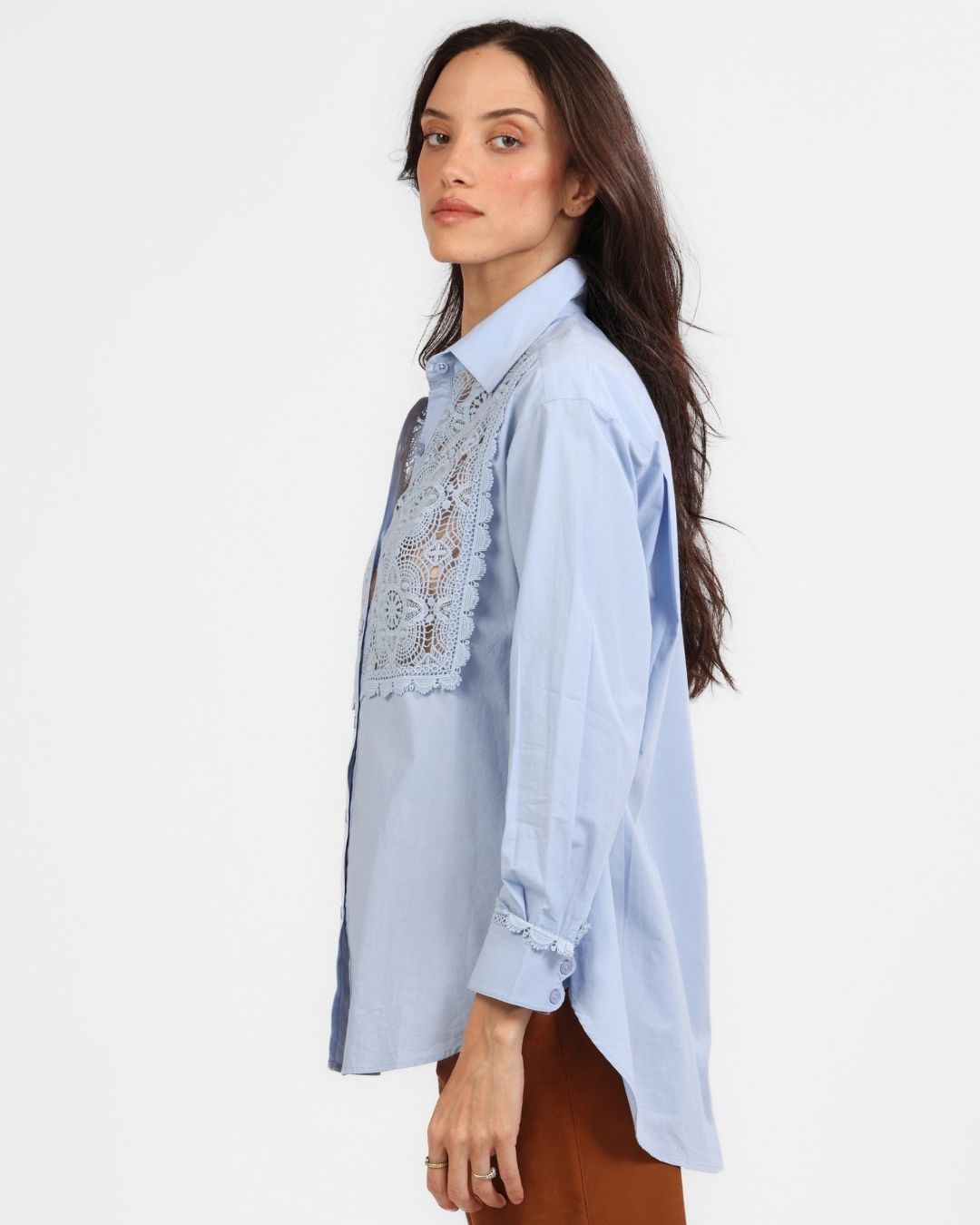 Shirt Lace Light Blue
