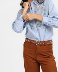 Shirt Lace Light Blue
