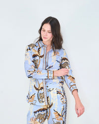 Shirt Bali Tiger Light Blue