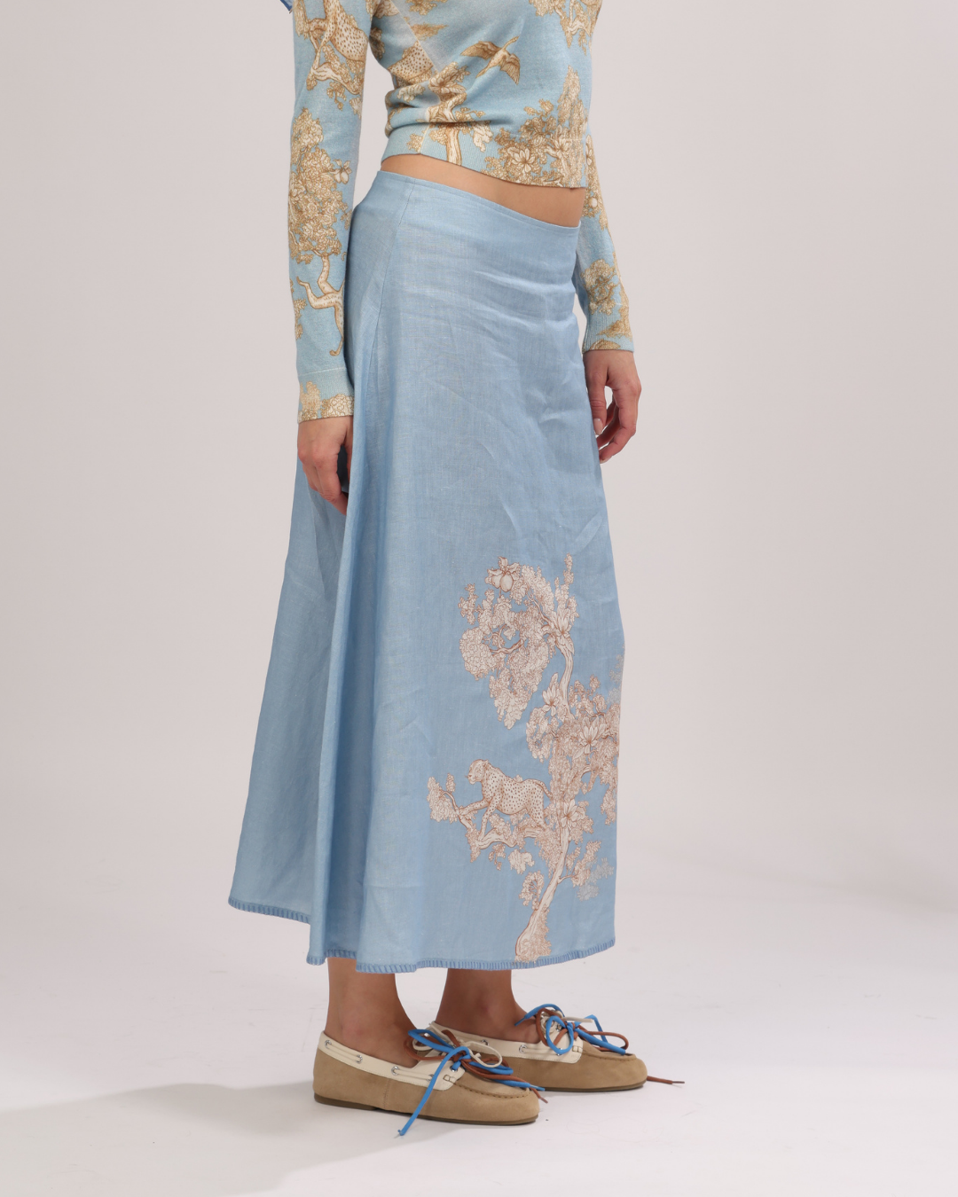 Skirt Africa Light Blue