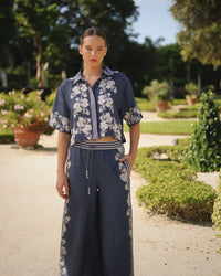 Shirt Wild Flower Blue