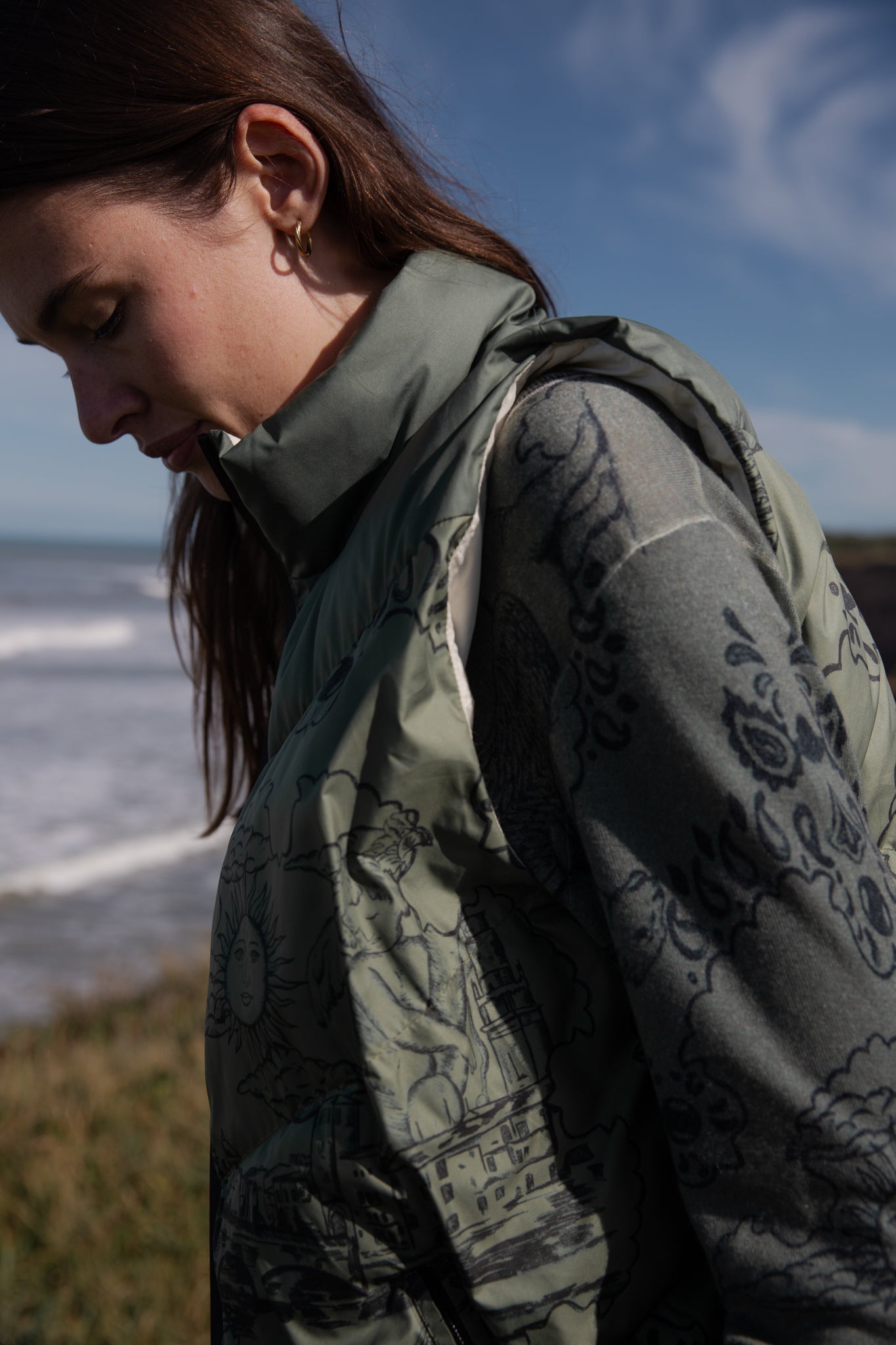 Vest Italian Coast Green