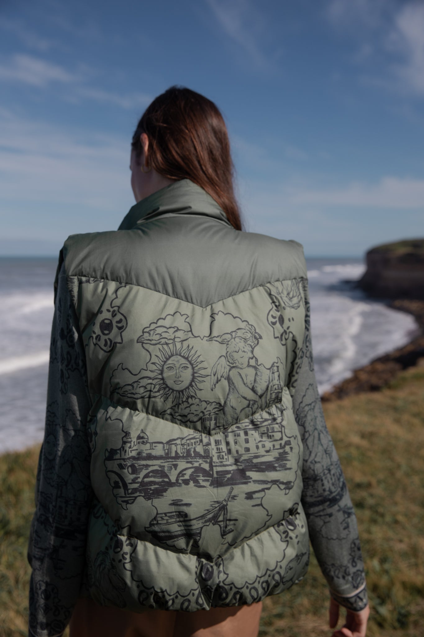 Vest Italian Coast Green