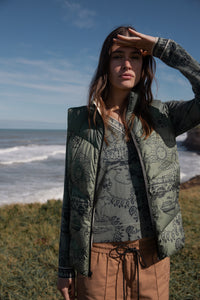 Vest Italian Coast Green