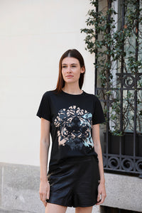 T-Shirt Lion Black