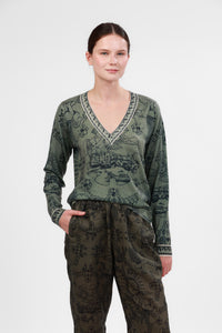 Sweater Cashmere Italian Coast Green