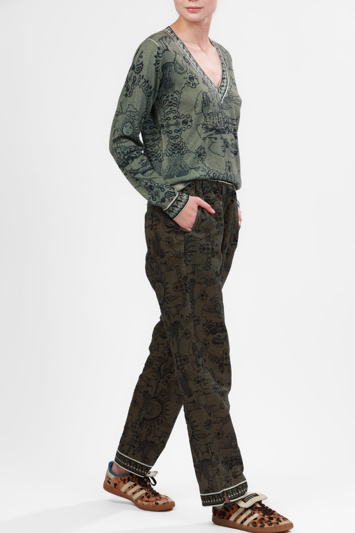 Pant Italian Coast Green