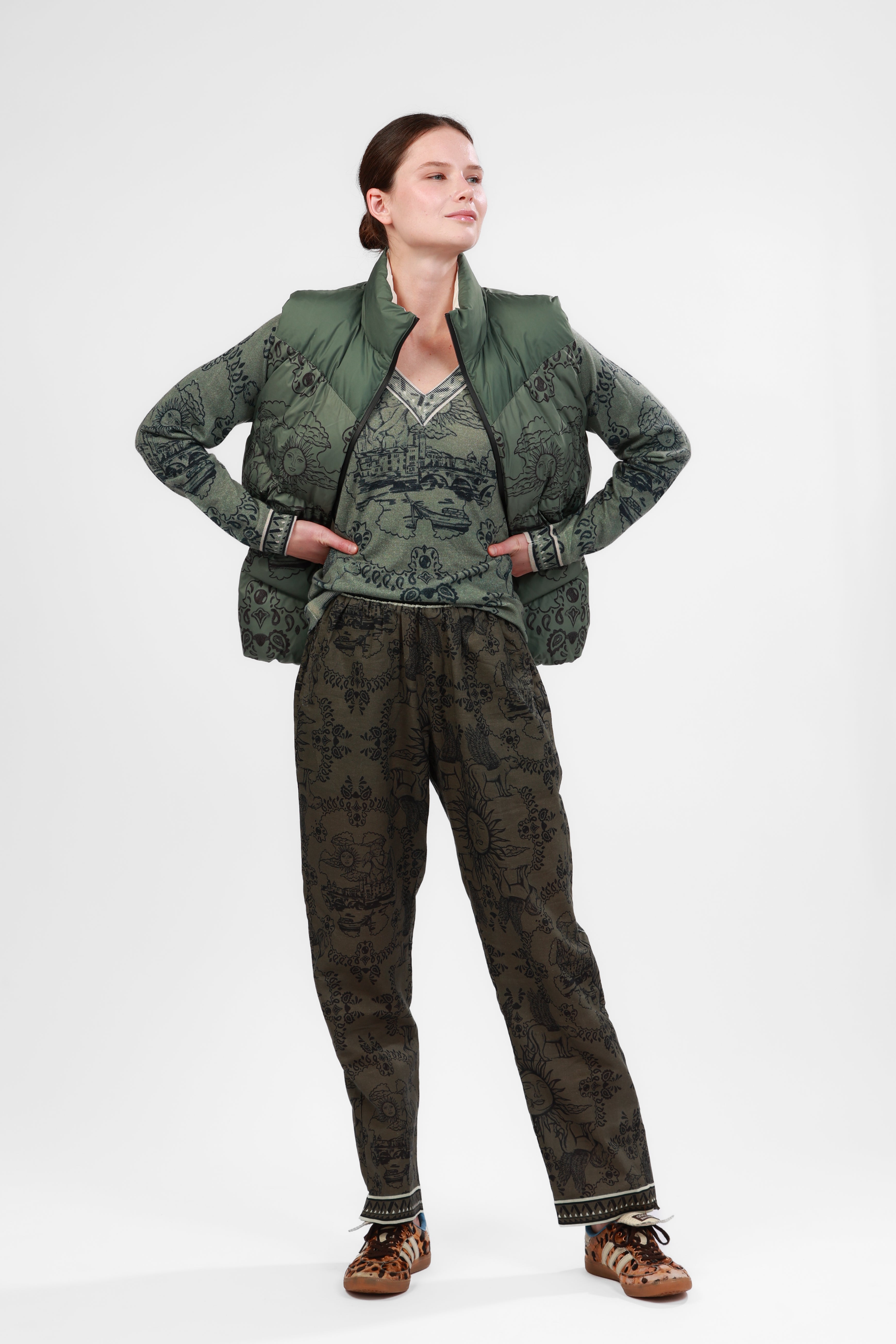 Vest Italian Coast Green