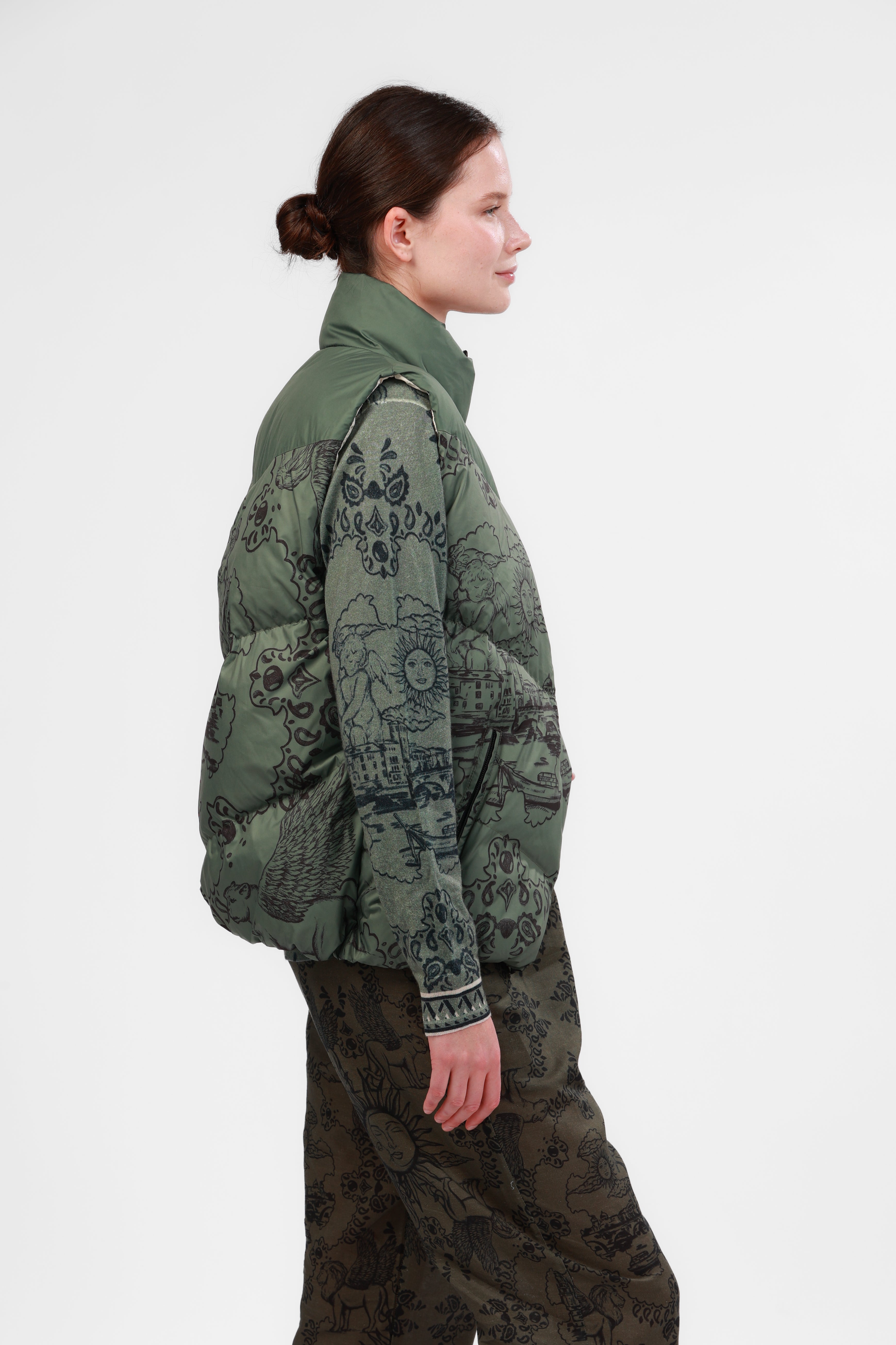 Vest Italian Coast Green