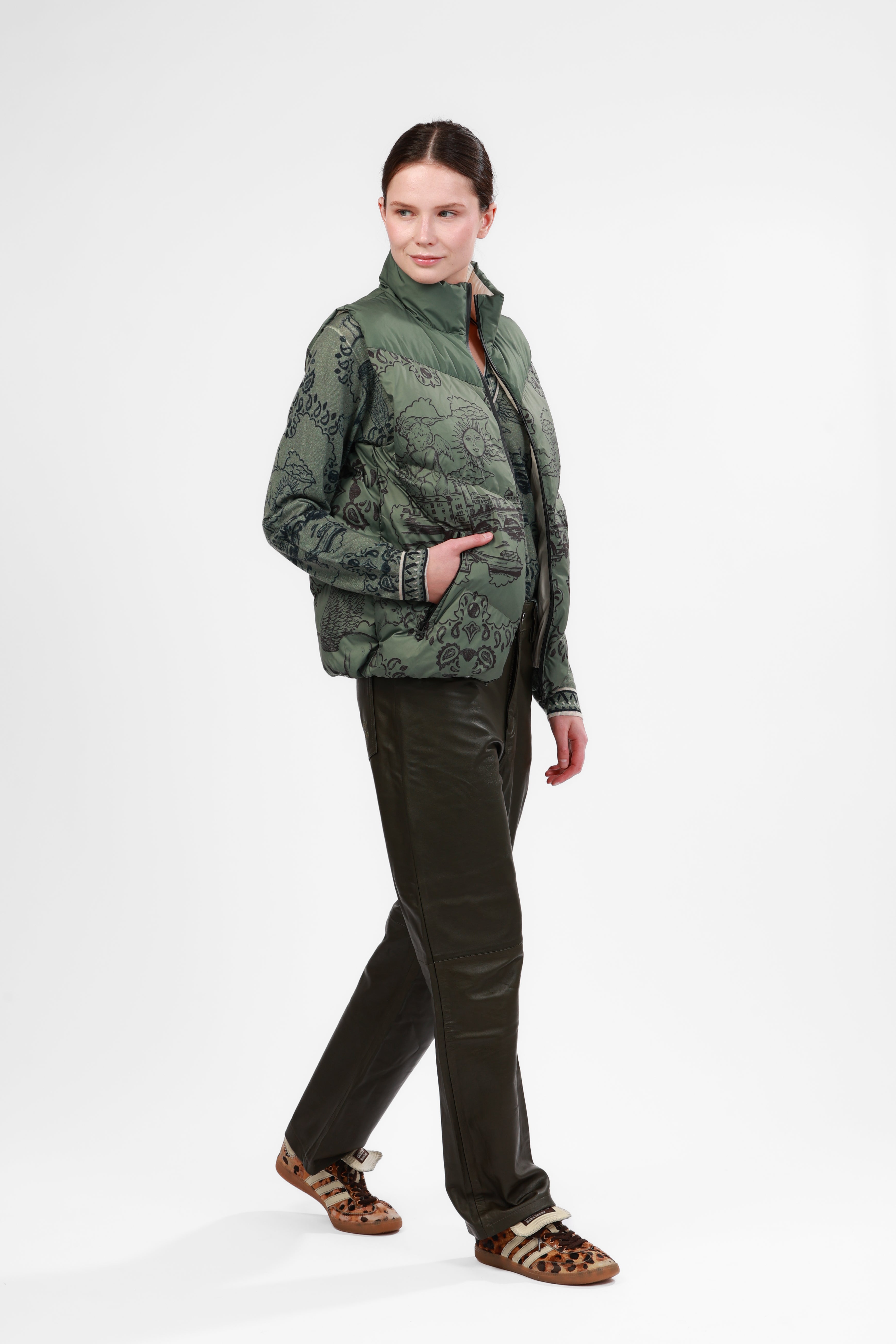 Vest Italian Coast Green