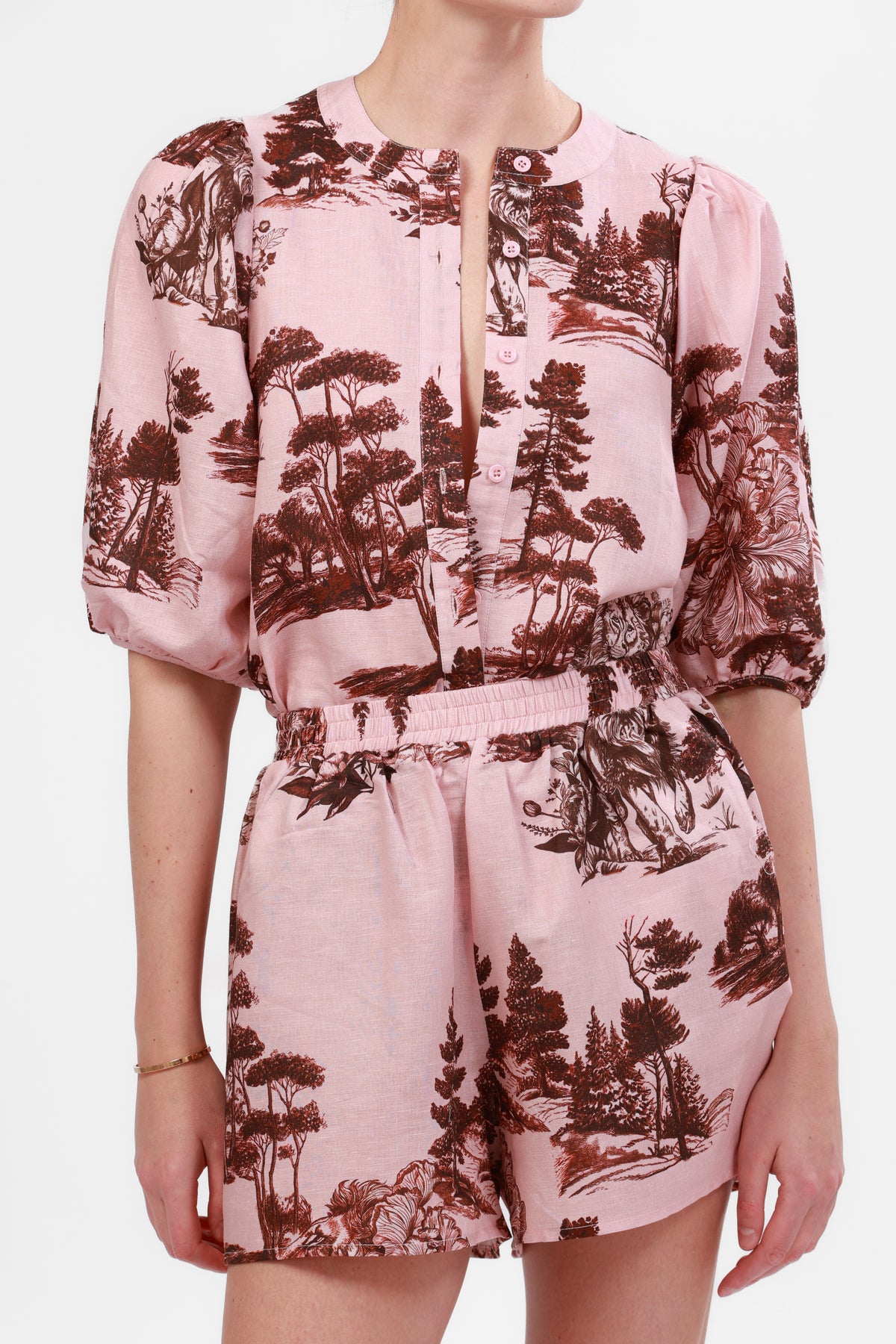 Balloon Shirt Landscape Rose