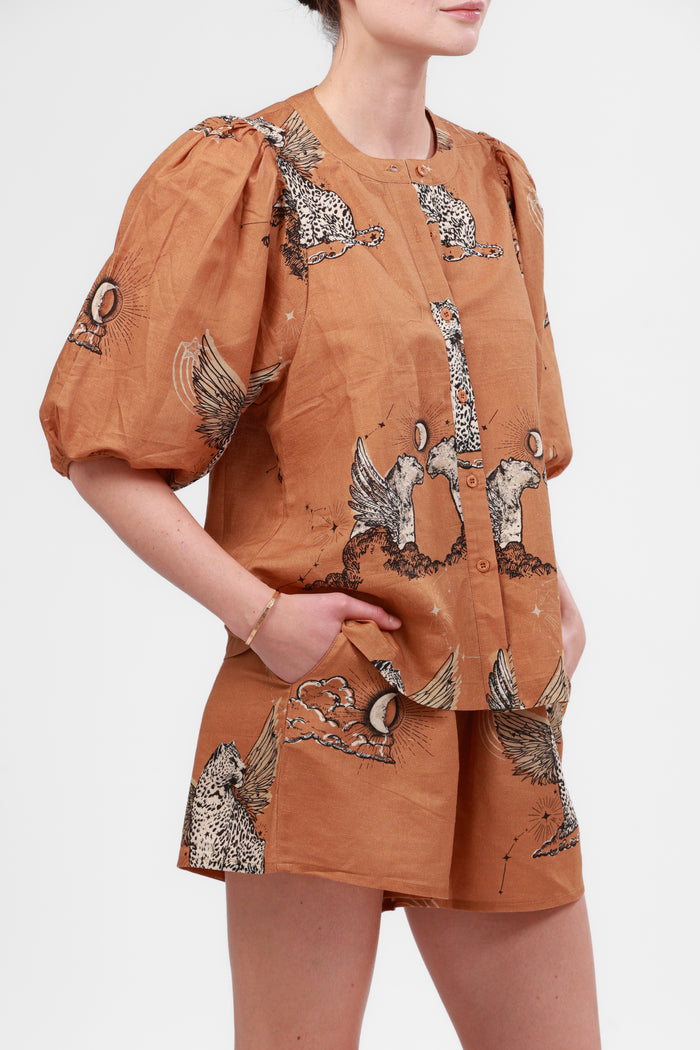 Balloon Shirt Astrology Almond