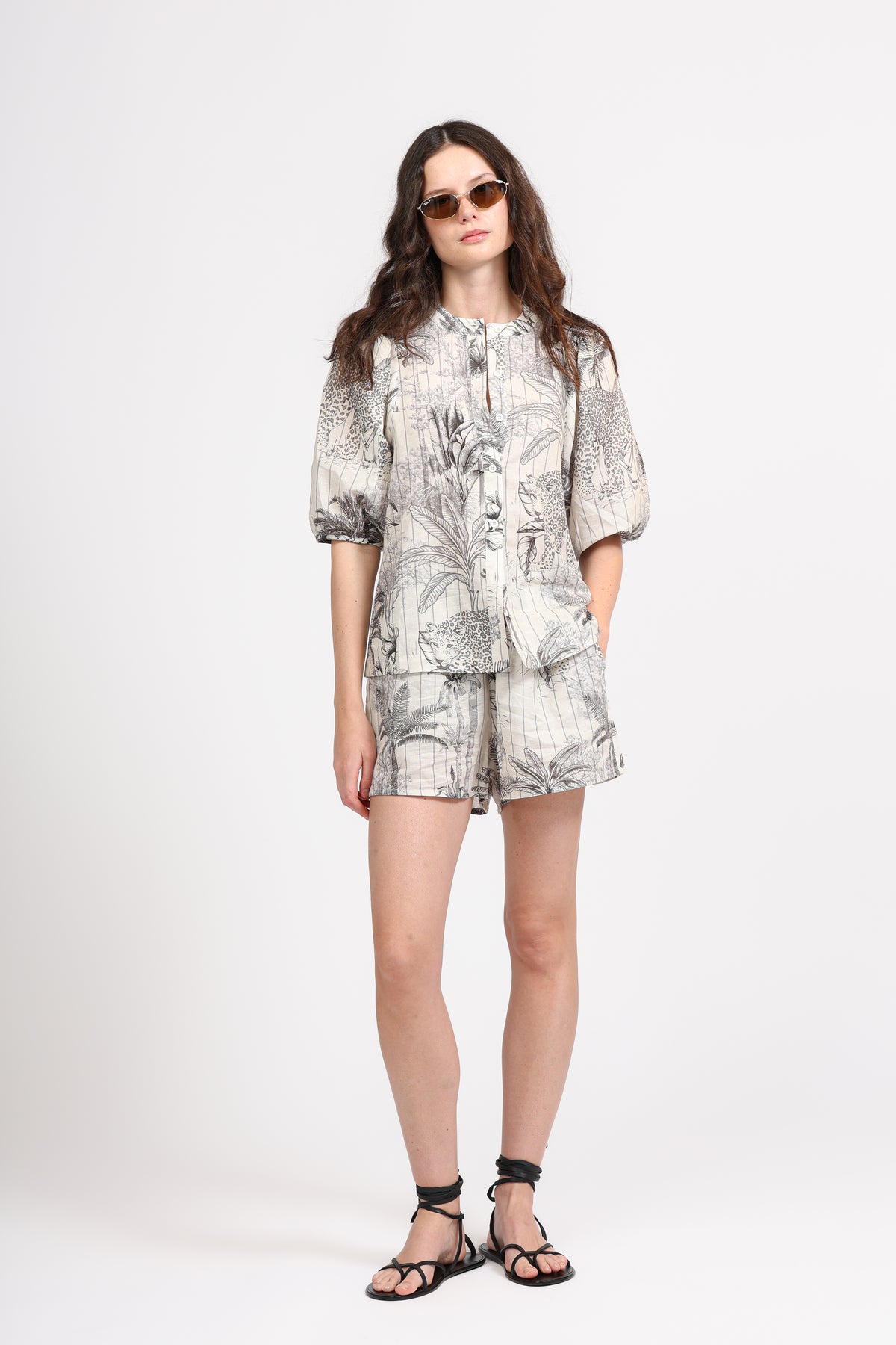 Balloon Shirt Tropique Ecru