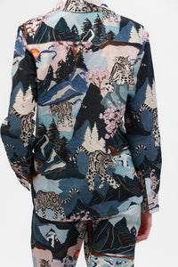 Shirt Snow Leopard Blue