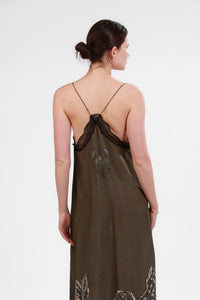Silk Dress Italian Coast Green