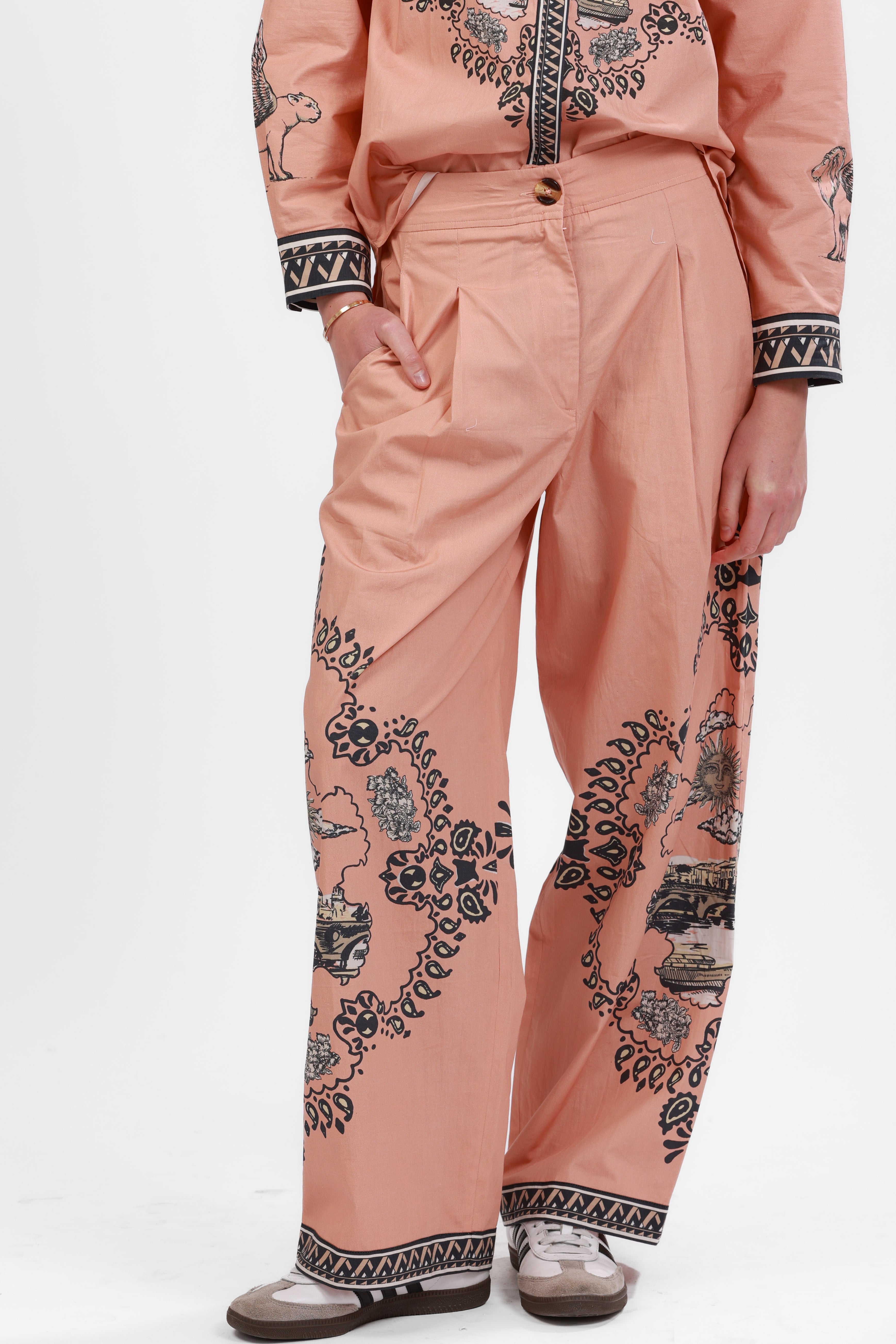 Poplin Pant Italian Coast Pink
