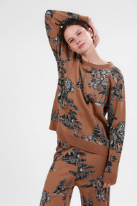 Sweater Landscape Camel