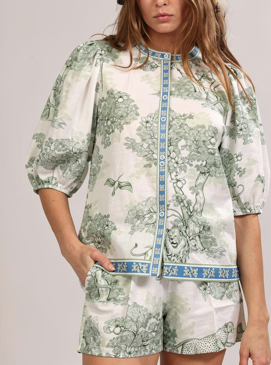 Balloon Shirt Africa Green