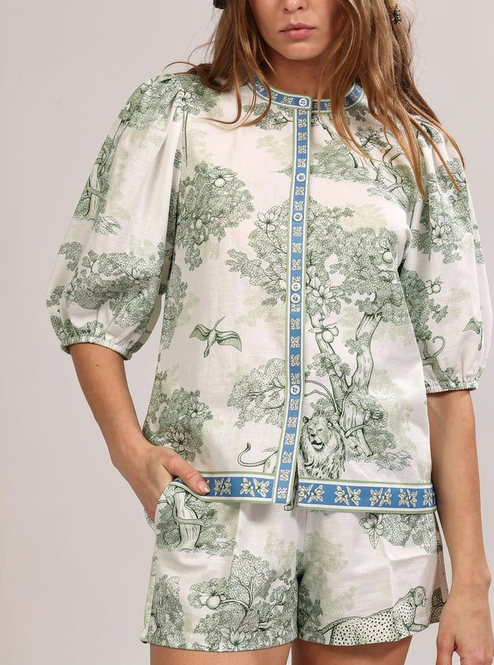 Balloon Shirt Africa Green